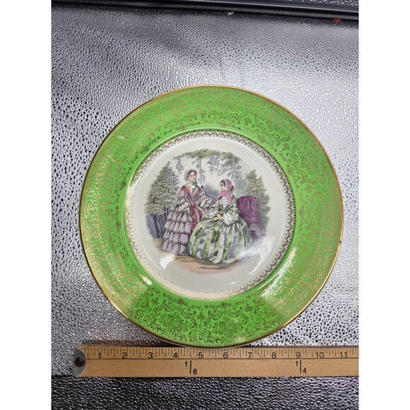 Antique Salem China Imperial Service Plate 23K Gold Trim‎ - Picture 6 of 6